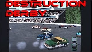 Destruction Derby on the Playstation (PS1)