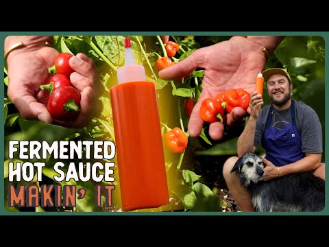 Brad Makes Homemade Fermented Hot Sauce! | Makin' It! | Brad Leone