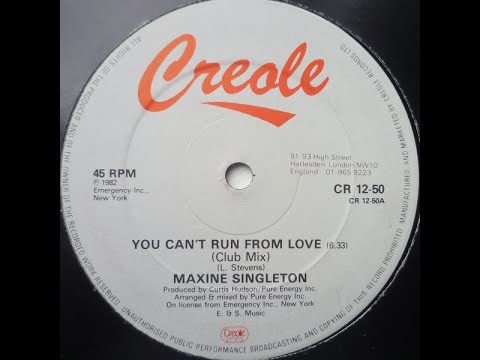 Maxine Singleton- You Can't Run From Love (Original 12' Club Mix) 1982