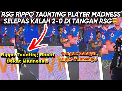 RIPPO TAUNTING ROBOT DEKAT PLAYER MADNES SELEPAS BERJAYA MENANG 2-0
