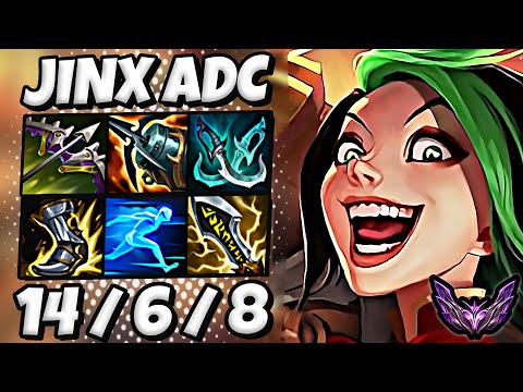 Jinx vs Caitlyn ADC [ TripleKill ] Korea Master Patch 25.22 ✅