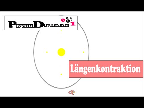 Längenkontraktion - Spezielle Relativitätstheorie - einfach und anschaulich erklärt