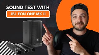 Video thumbnail for JBL Eon One MK 2 Sound Test by Aaron Strawn