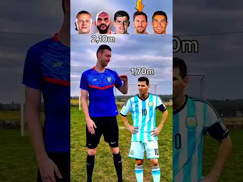 Footballer Height’s #football #ronaldo #neymarjramin #neymarpsg #messi