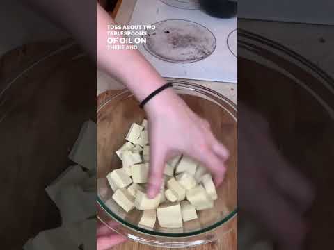 The BEST Crispy Air Fryer Tofu