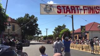 preview picture of video 'Unicycle Race: National Penny Farthing Championships Evandale 2015'