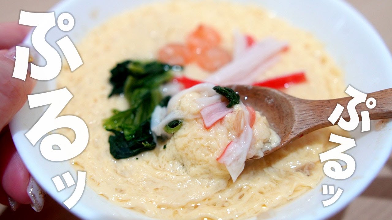 レンジで作るオートミール茶碗蒸し