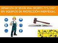 DEFINICION DE EPI SEGUN RD 773 1997