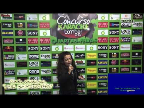 3ª ELIMINATÓRIA - Concorrente nº 06 - Claudia Albuquerque - Concurso Karaoke Bombar Sintra 2014