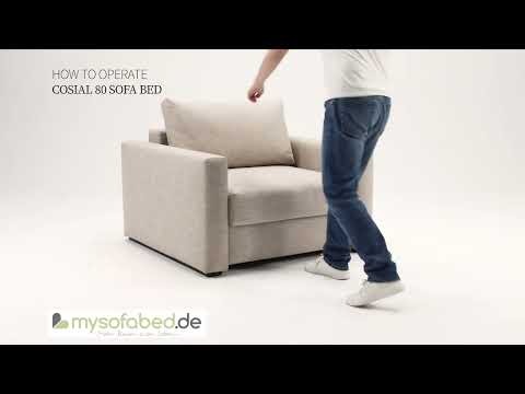 COSIAL 80 Schlafsessel von Innovation - Umwandlung zum Bett - mysofabed.de