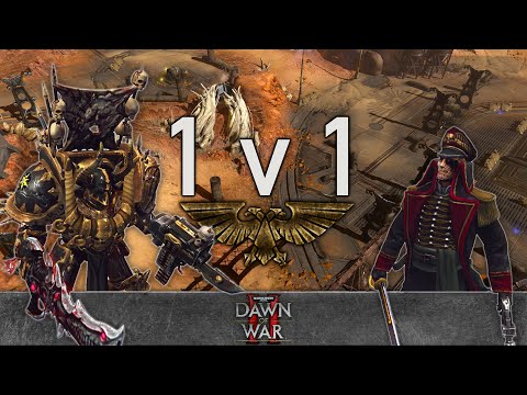 Warhammer 40k: Dawn of War 2 - 1v1 | Fear - Chaos Lord [vs] Aveend - Lord Commissar