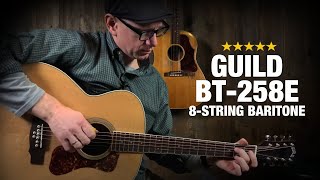 Video thumbnail for Guild Baritone Acoustic BT-258E 8-String by Acoustic Letter