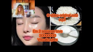 Esta é a verdadeira receita do creme de arroz japonês ( O vídeo original está aqui)