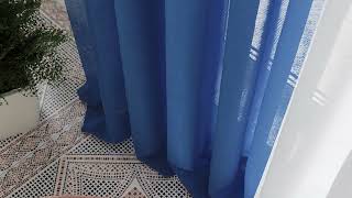 Тюль «Тонгри (синий) - 250 см» — видео о товаре