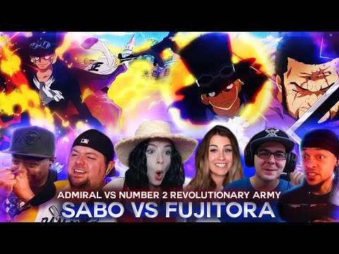 Sabo Vs Fujitora ! Revolutionary vs Admiral ! Reaction Mashup