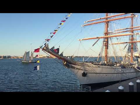 NRP Sagres visits Boston Harbor