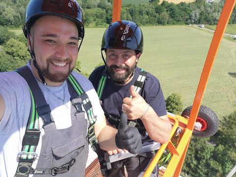 Mit dem K1100 in 60 Metern Höhe!