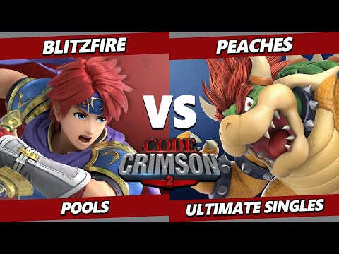 Code Crimson 2 - Blitzfire (Roy) Vs. Peaches (Bowser, Palutena) Smash Ultimate - SSBU