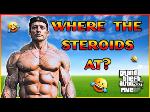 Trolling a gang as a roid head in GTA RP