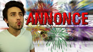 Énorme annonce ... Reprise de YouTube ET ...