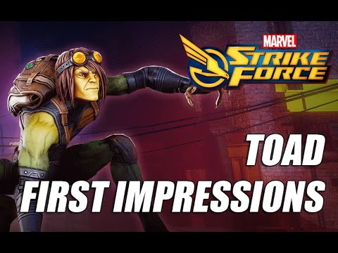 Toad Rank up, First Impressions & Gameplay - Marvel Strike Force