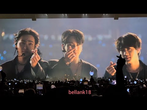 211201 (Ment ~ Jimin spelling his name 🤣🤣) fancam BTS 방탄소년단 Permission to Dance on Stage LA Day 3