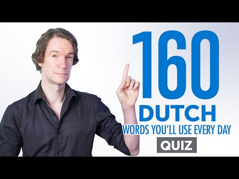 Quiz | 160 Dutch Words You'll Use Every Day - Basic Vocabulary #56