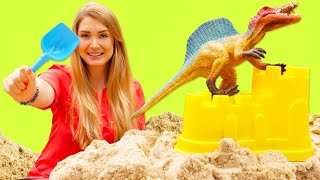 Sandspiele für Kinder. Wir machen aus Sand tolle Formen. Spielzeug Vid