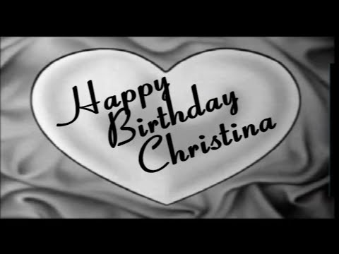 Happy birthday Christina!