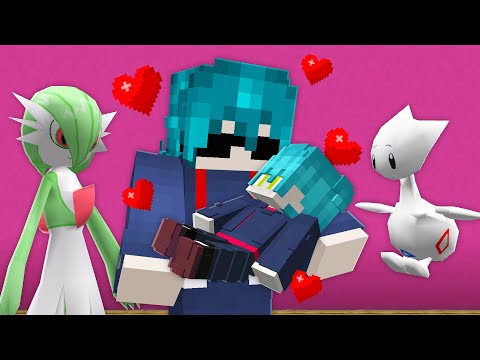 TIVE UM FILHO NO MINECRAFT PIXELMON