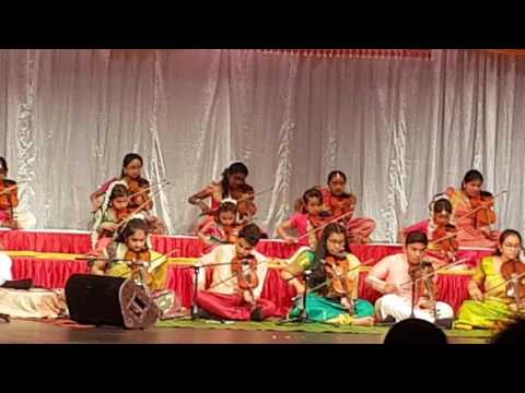 Hesane Vamanan’s first violin performance on stage