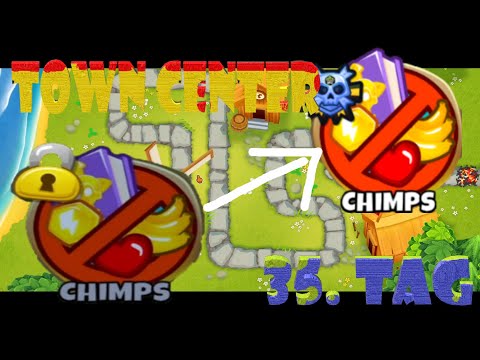 How to beat 🎈 #TownCenter 🎈 #CHIMPS 🎈 35.Tag 🎈 Bloons TD6 🎈 BTD6 🎈 Stadtmitte Schimpansen