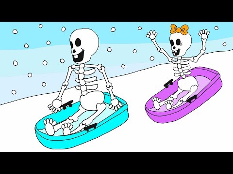 Pukkins julkalender del 2 - Åka pulka - Roligt barnprogram