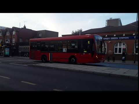 Enviro 200 CT Plus DAS2 (HCT Renumbered 1301) SN57DWF Route 309 Ends the Divert at Stepney Green Stn