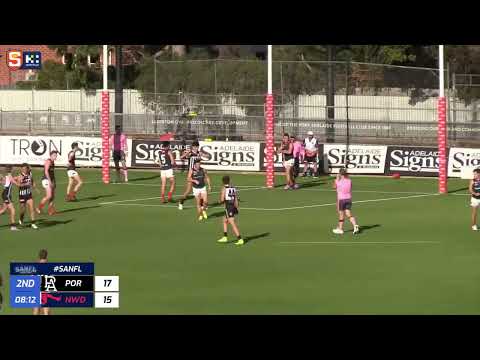 Rd 5 Hostplus SANFL Snapshot - Port's Aidan Turner bursts through