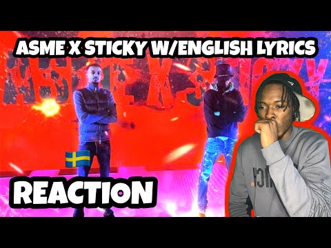AMERICAN REACTS TO SWEDISH DRILL RAP! Asme, Sticky - Gangster Syndrom (ENGLISH SUBTITLES)