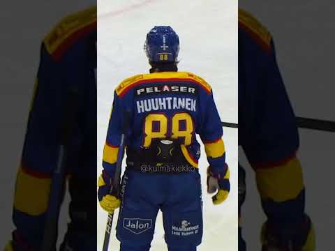 🤯 Huuhtanen kauden komein onetimer?? 🤯 #jukurit #pelicans #liiga #hockey