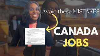 CANADIAN RESUME FORMAT | How to make CANADIAN CV and COVER LETTER (With real examples!)
