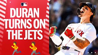 INSIDE-THE-PARK HOME RUN! Jarren Duran JETS around the bases for Red Sox!