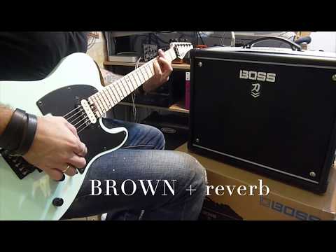 BOSS KATANA 50 MKII - small demo / on camera mic / telecaster - schecter - cort kx500ms