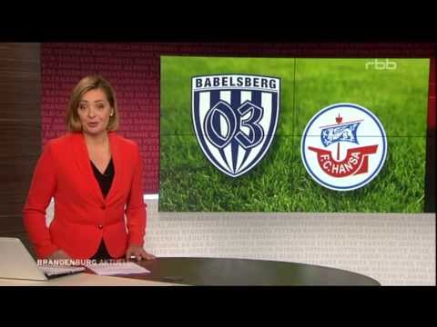 SV Babelsberg 03 gegen Hansa Rostock - 22. Spieltag 12/13 - Zusammefassung HZ1 & Lage in Bbg