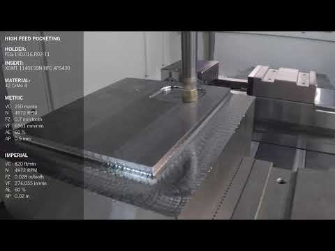 High Feed Pocketing with FE11 | ARNO