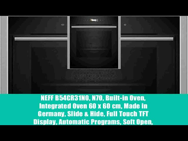 Vídeo relacionado con FOUR MULTIFONCTIONS ECOCLEAN B54CR31N0 SLIDE & HIDE 71L HOME CONNECT NOIR