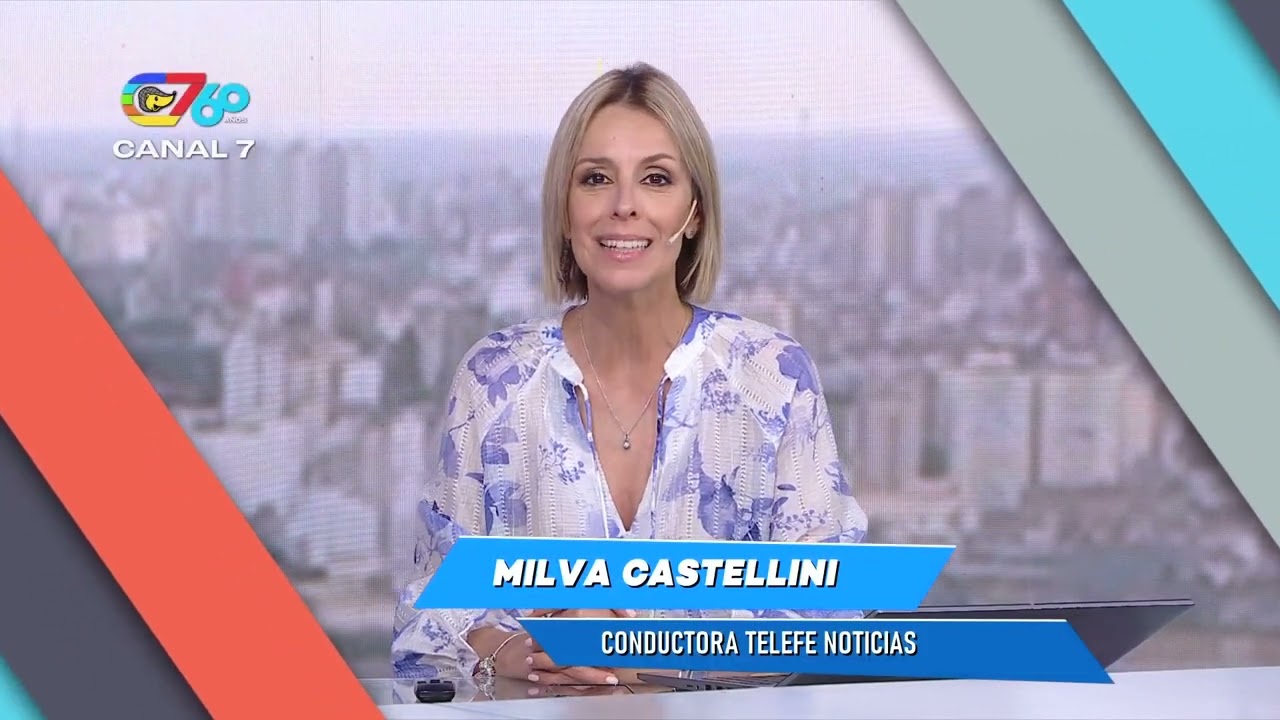 ¡Felices 60 años Canal 7! El saludo de Milva Castellini