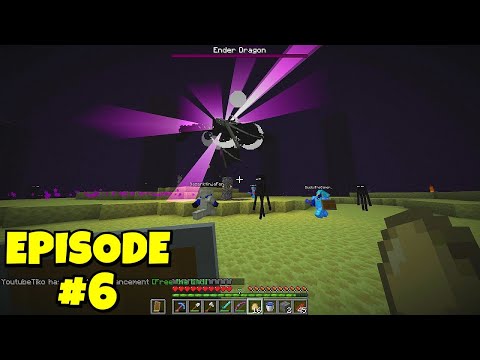 CraftNite beats the Ender Dragon... The End... (CraftNite Episode #6)