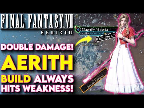Spell QUEEN! BEST Aerith Build For Final Fantasy VII Rebirth! - Final Fantasy 7 Rebirth Aerith Build