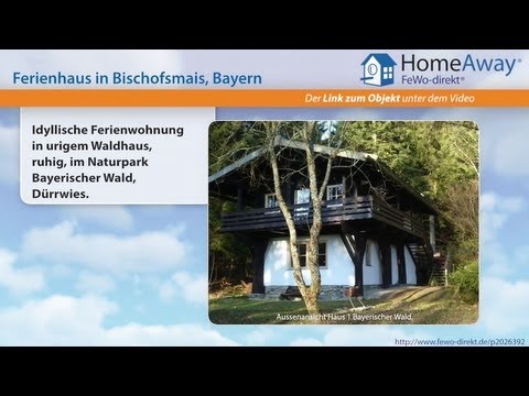 Bayerischer Wald: Idyllische Ferienwohnung  in urigem Waldhaus, ruhig, im - FeWo-direkt.de Video