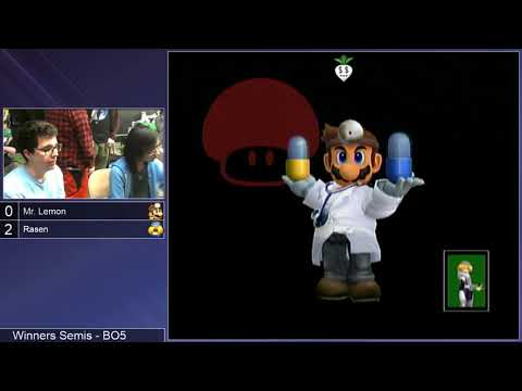 SG 20.7 SSBM - Mr. Lemon (Dr. Mario) vs. Rasen (Sheik) - Melee WSF
