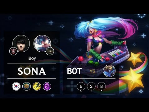 Sona Bot vs Ezreal - KR Grandmaster Patch 9.14