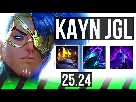 KAYN vs KHA'ZIX (JGL) | Good KDA: 25/1/7, 48K damage | EUW Master | 25.24